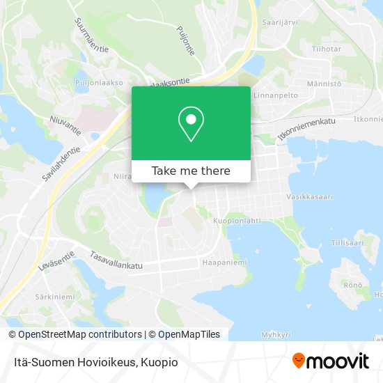 Itä-Suomen Hovioikeus map
