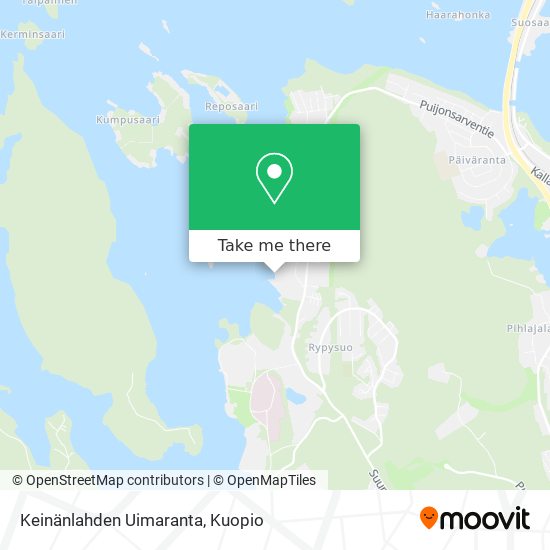 Keinänlahden Uimaranta map