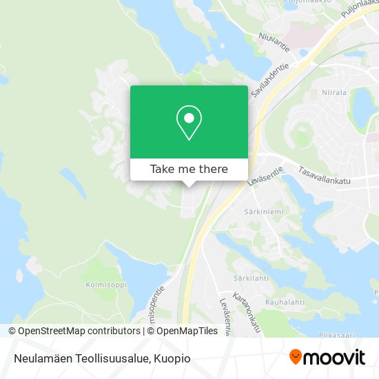 Neulamäen Teollisuusalue map