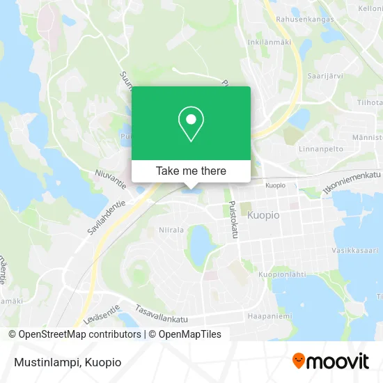 Mustinlampi map