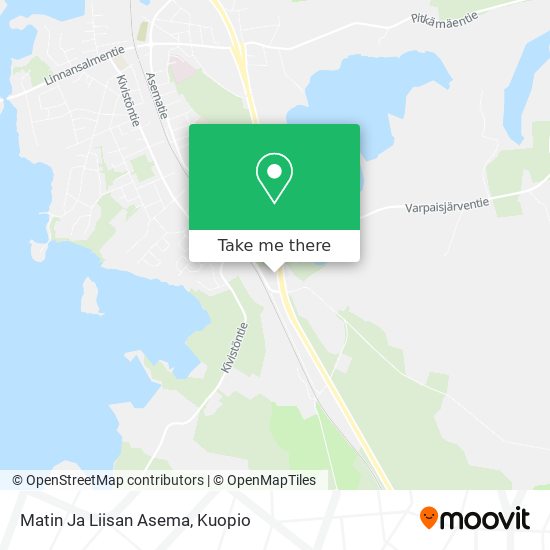 How to get to Matin Ja Liisan Asema in Lapinlahti by Train or Bus?