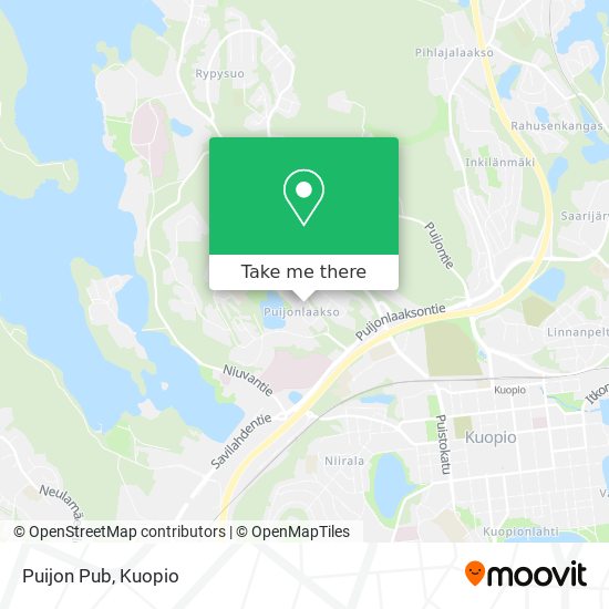 How to get to Puijon Pub in Kuopio by Bus?