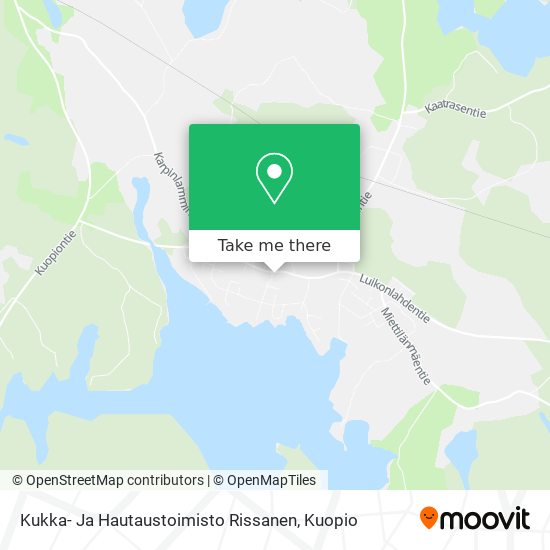 Kukka- Ja Hautaustoimisto Rissanen map