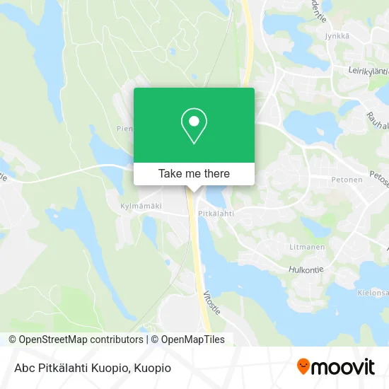 Abc Pitkälahti Kuopio map