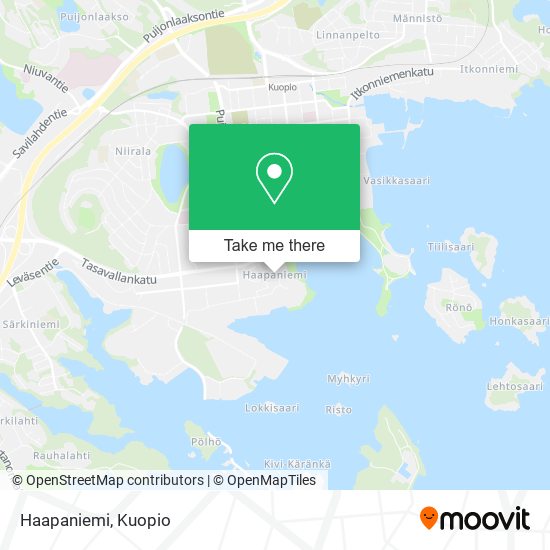 Haapaniemi map