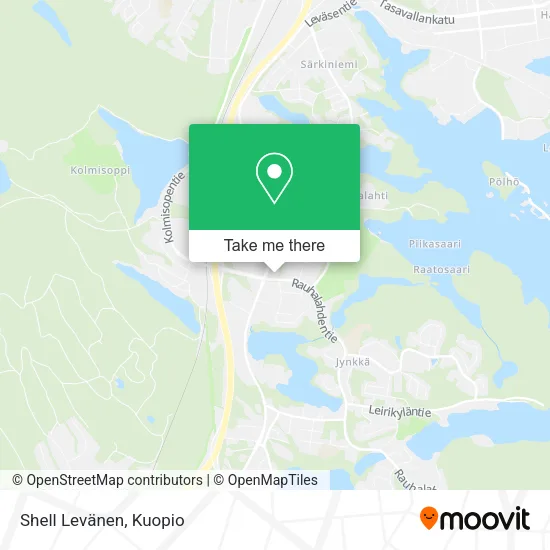 Shell Levänen map