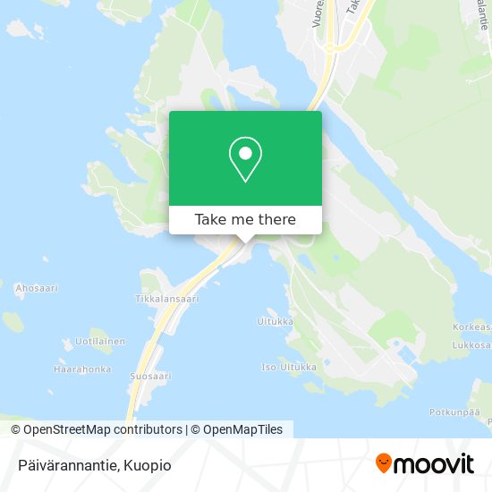 Päivärannantie map