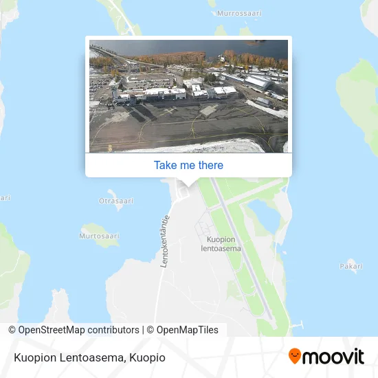 Kuopion Lentoasema map