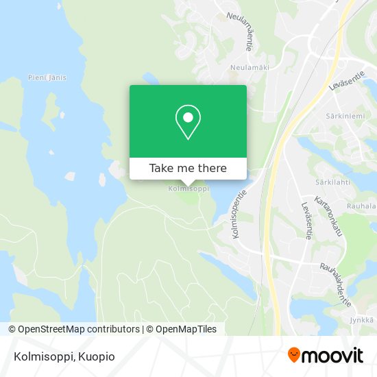 How to get to Kolmisoppi in Kuopio by Bus?