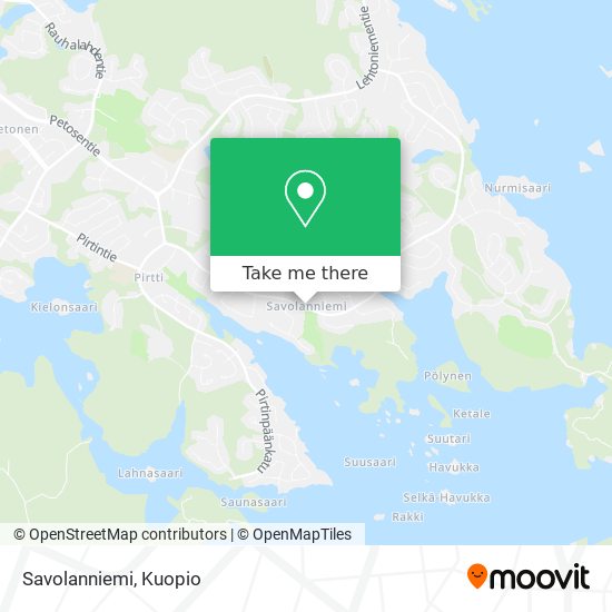 Savolanniemi map