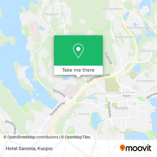 Hotel Savonia map