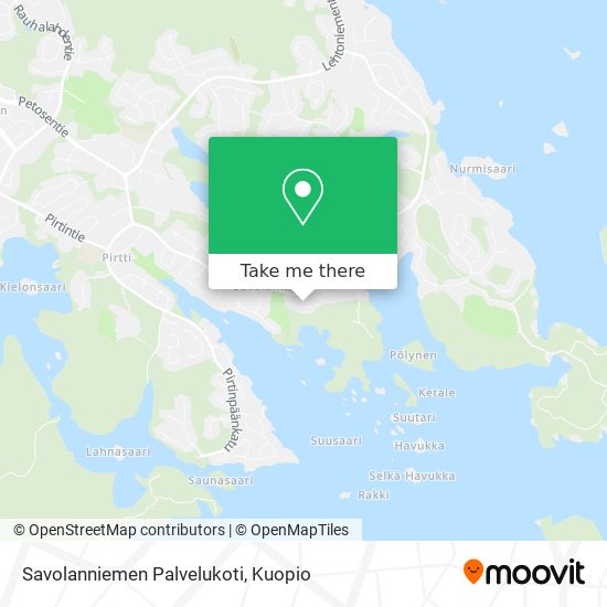 Savolanniemen Palvelukoti map