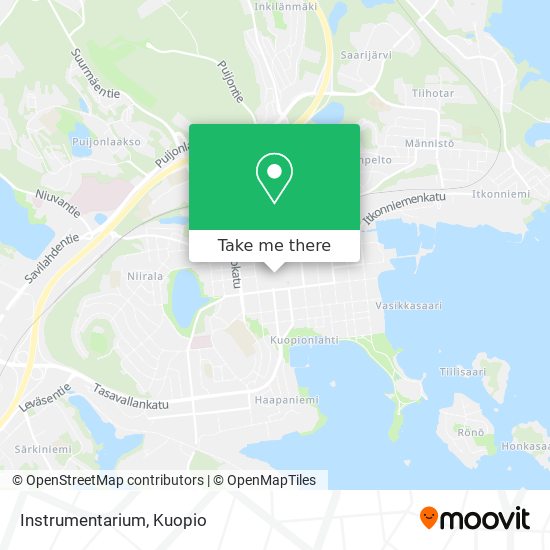 How to get to Instrumentarium in Kuopio by Bus?