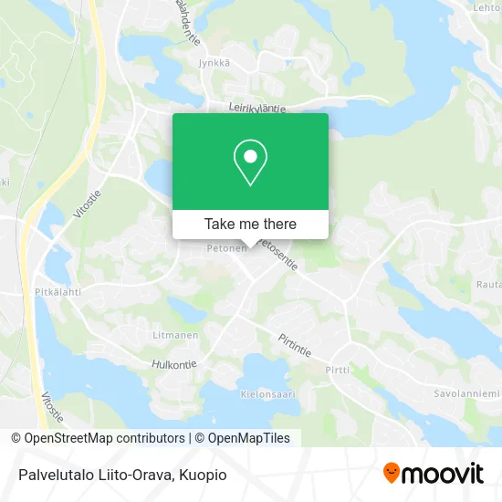 Palvelutalo Liito-Orava map