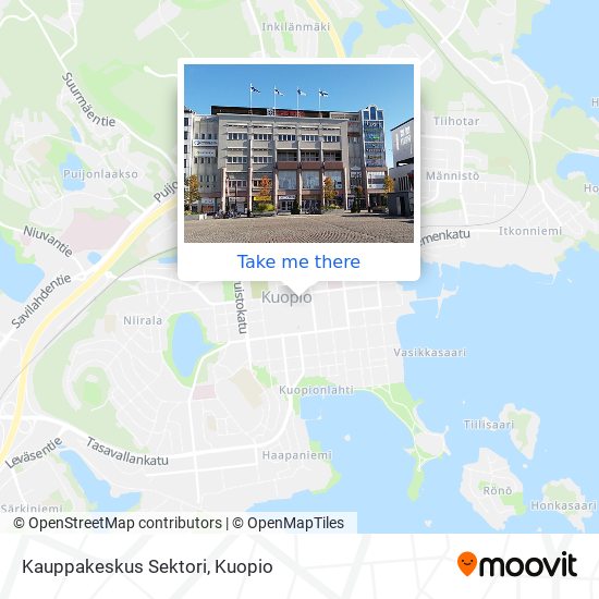 Kauppakeskus Sektori map