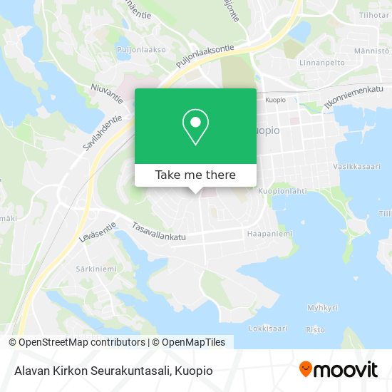 Alavan Kirkon Seurakuntasali map