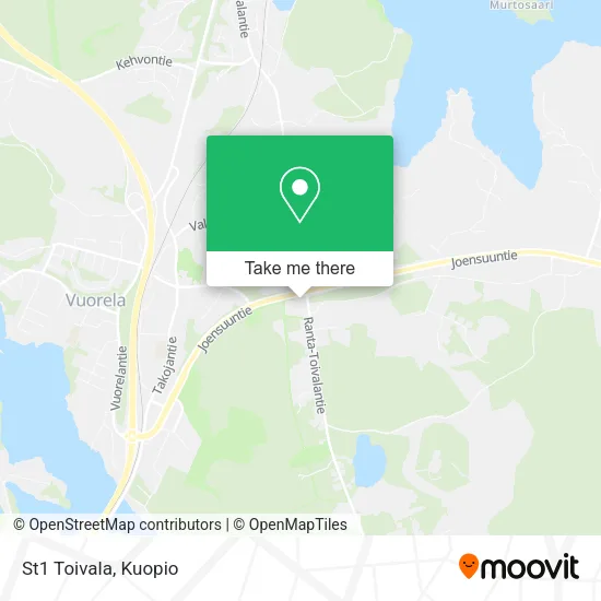 St1 Toivala map