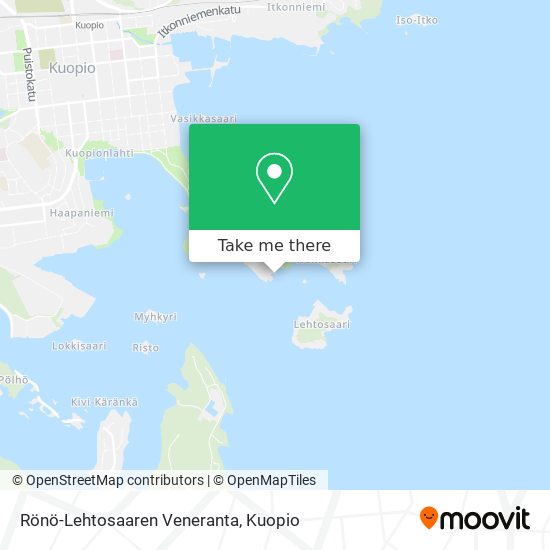 Rönö-Lehtosaaren Veneranta map
