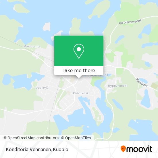 Konditoria Vehnänen map