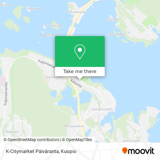 K-Citymarket Päiväranta map