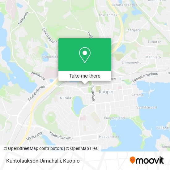 Kuntolaakson Uimahalli map