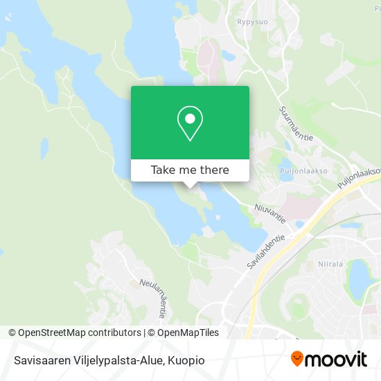 Savisaaren Viljelypalsta-Alue map