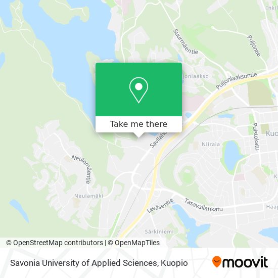 Savonia University of Applied Sciences map