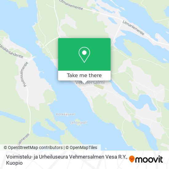 Voimistelu- ja Urheiluseura Vehmersalmen Vesa R.Y. map