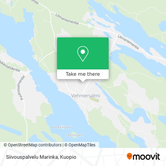 Siivouspalvelu Marinka map