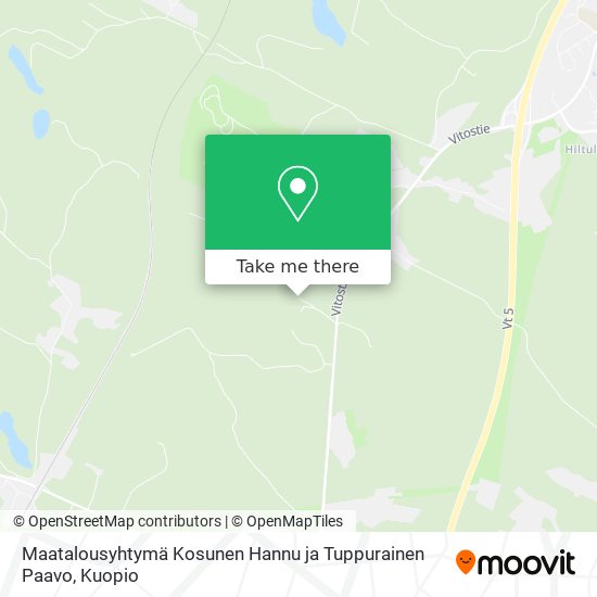 Maatalousyhtymä Kosunen Hannu ja Tuppurainen Paavo map