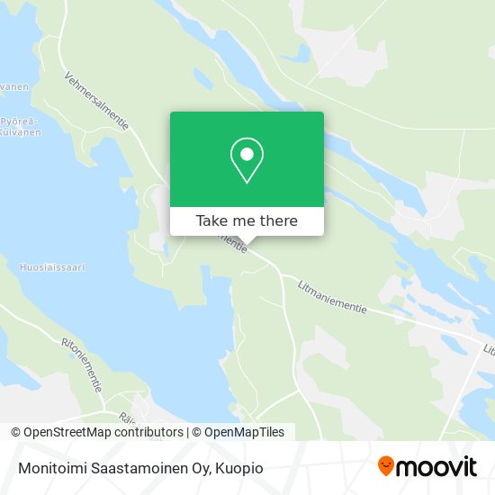 Monitoimi Saastamoinen Oy map