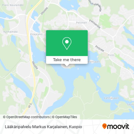 Lääkäripalvelu Markus Karjalainen map