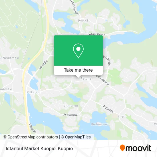 Istanbul Market Kuopio map