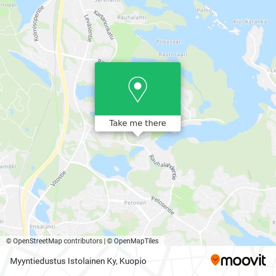 Myyntiedustus Istolainen Ky map