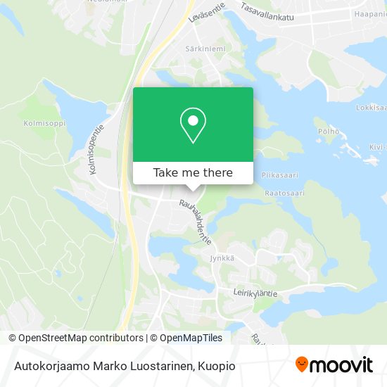 Autokorjaamo Marko Luostarinen map