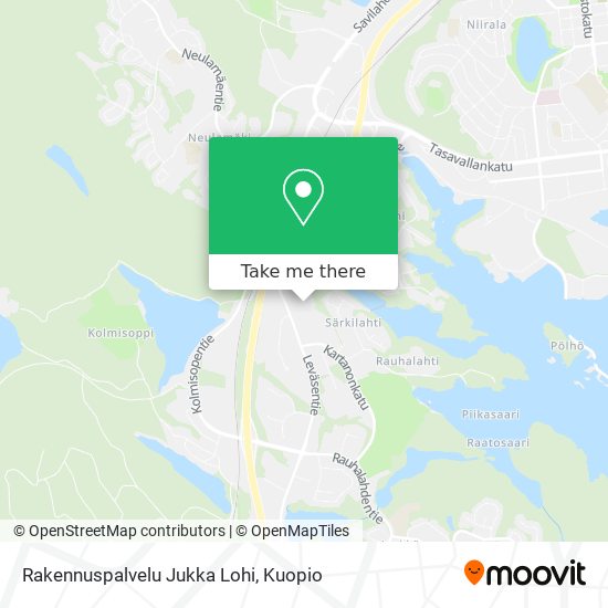 Rakennuspalvelu Jukka Lohi map