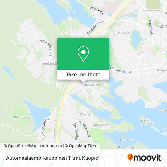 Automaalaamo Kauppinen T tmi map