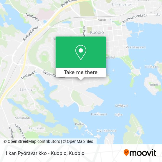 Iikan Pyörävarikko - Kuopio map