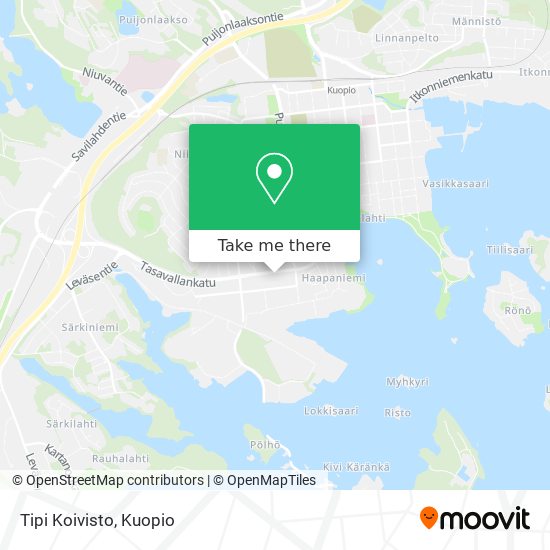 Tipi Koivisto map