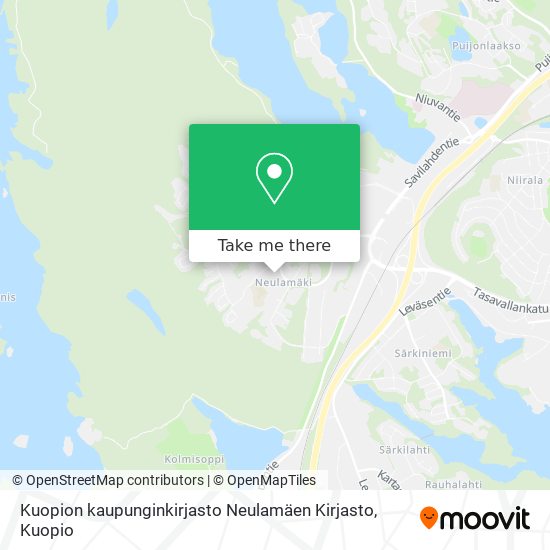 Kuopion kaupunginkirjasto Neulamäen Kirjasto map