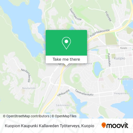 Kuopion Kaupunki Kallaveden Työterveys map