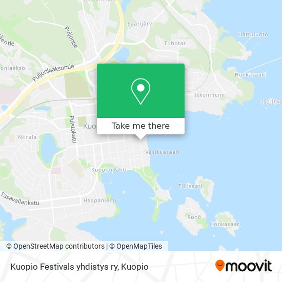 Kuopio Festivals yhdistys ry map