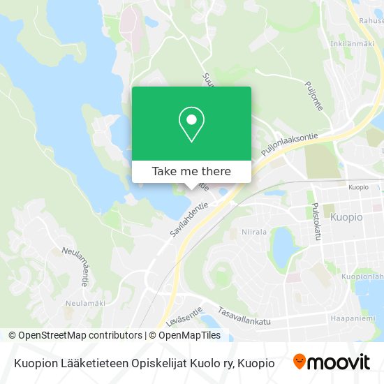 Kuopion Lääketieteen Opiskelijat Kuolo ry map