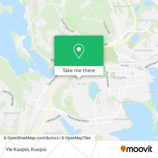 Yle Kuopio map