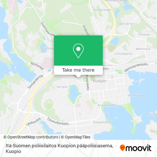 How to get to Itä-Suomen poliisilaitos Kuopion pääpoliisiasema by Bus?