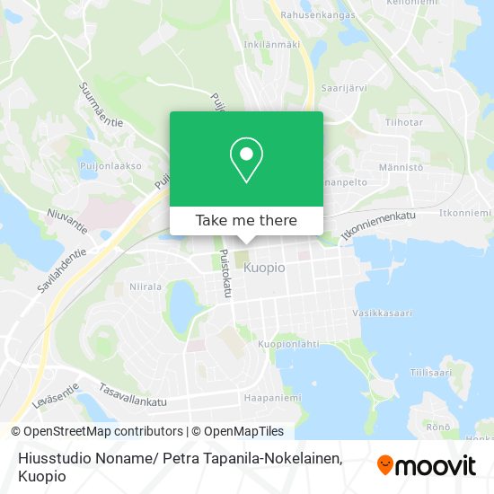 Hiusstudio Noname/ Petra Tapanila-Nokelainen map