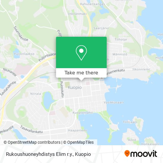 Rukoushuoneyhdistys Elim r.y. map