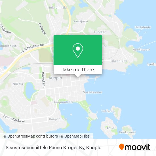 Sisustussuunnittelu Rauno Kröger Ky map