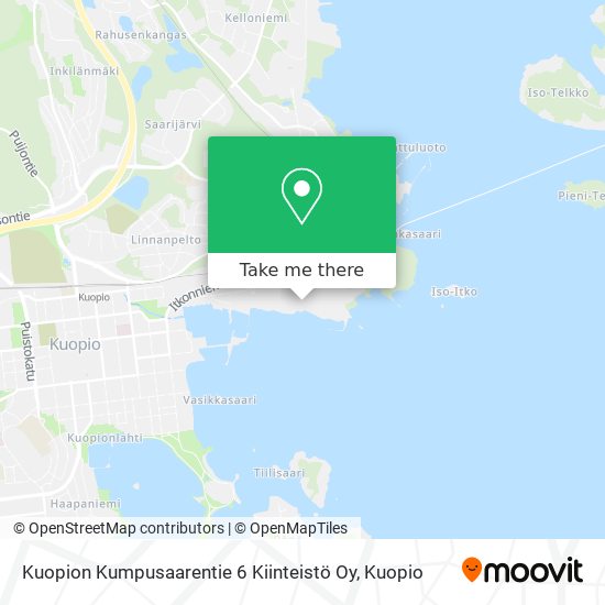 Kuopion Kumpusaarentie 6 Kiinteistö Oy map