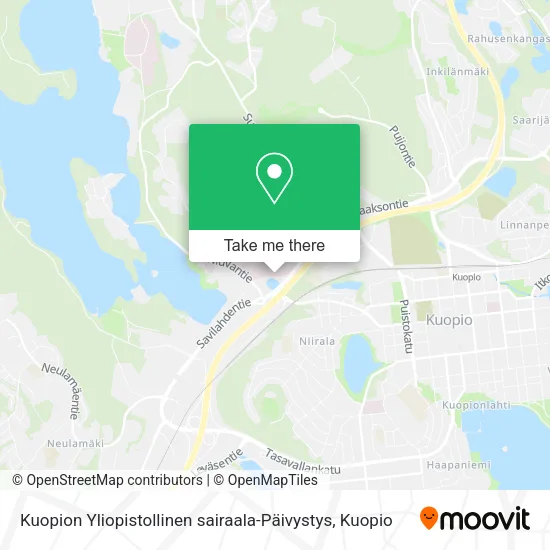Kuopion Yliopistollinen sairaala-Päivystys map